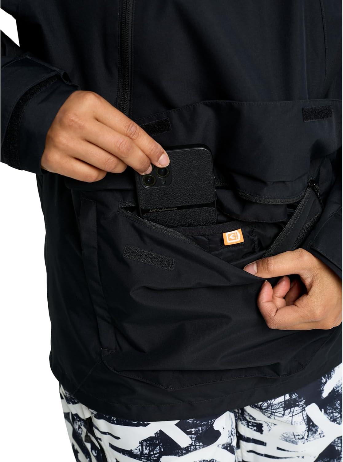 imageBurton Womens Reserve 2L 20K Relaxed Fit Anorak Snow JacketTrue Black