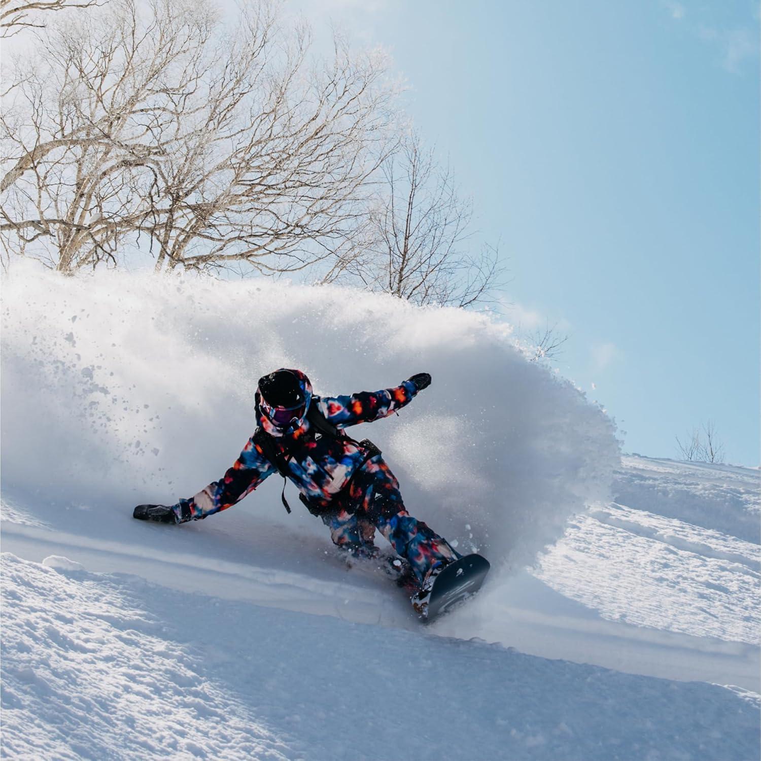 imageBurton Womens Reserve 2Layer Stretch Bib Pants Waterproof Winter Snowboard Bib Pants with Stretch FitGray Cloud