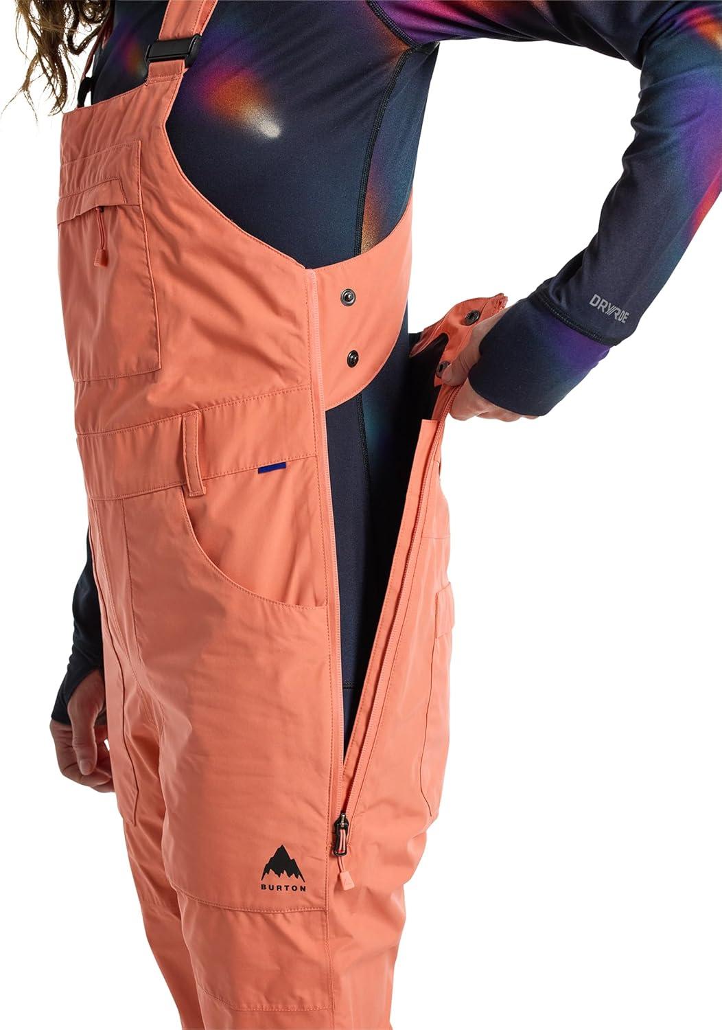 imageBurton womens Womens Avalon Goretex Bib PantsPink