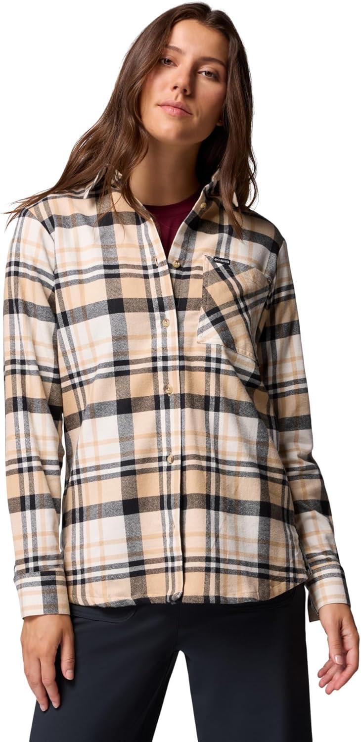 imageColumbia Womens Calico Basin Flannel Long Sleeve ShirtCanoe Multiplaid