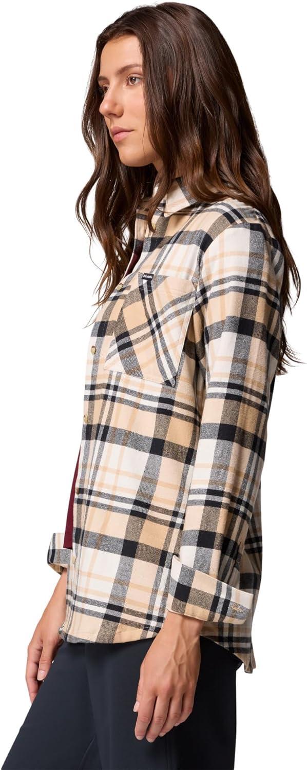 imageColumbia Womens Calico Basin Flannel Long Sleeve ShirtCanoe Multiplaid