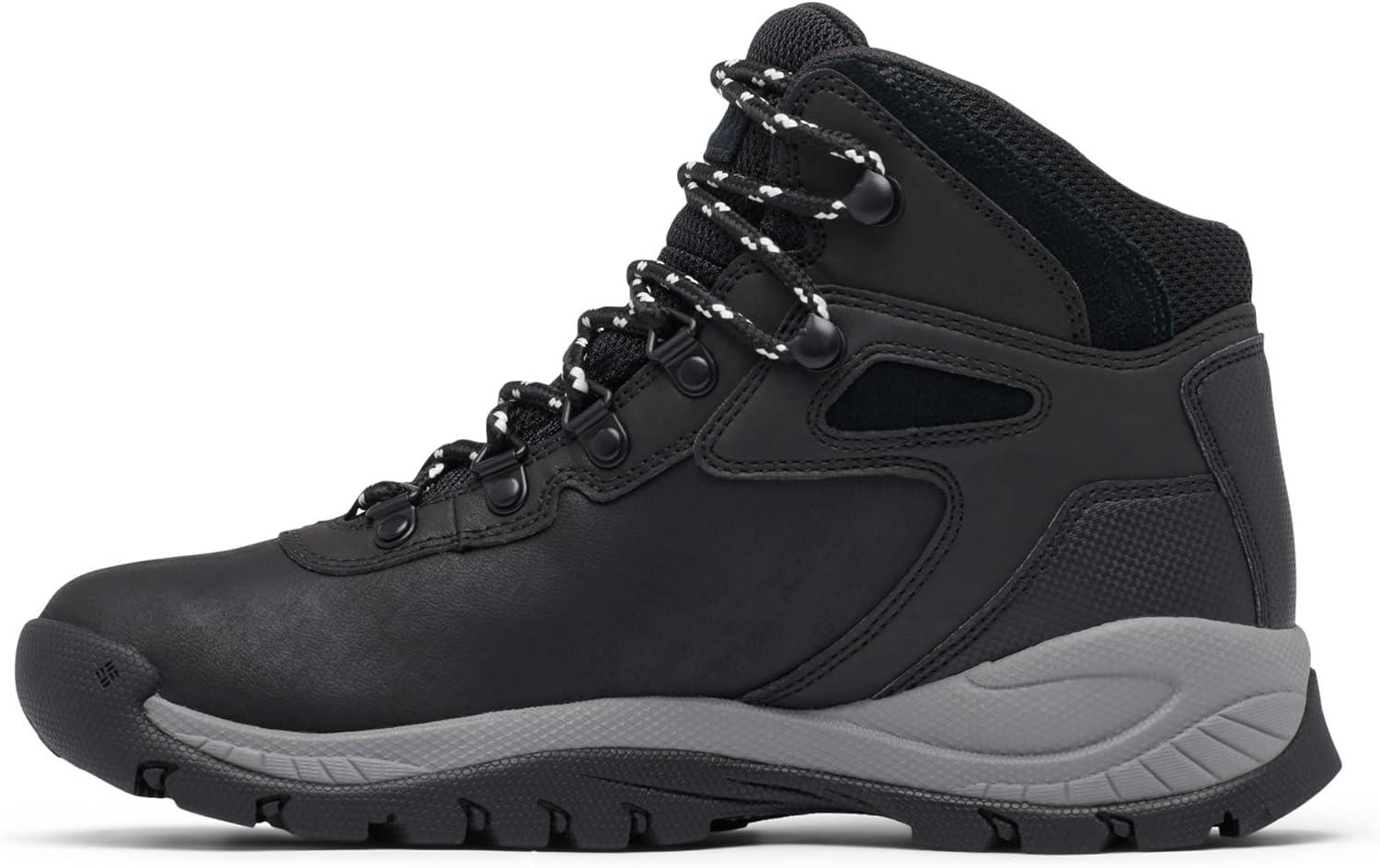 imageColumbia Womens Newton Ridge Plus Waterproof Hiking BootsBlackChalk