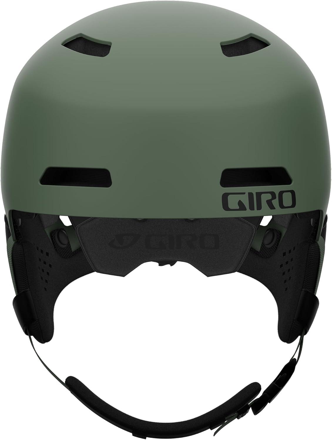 imageGiro Ledge Ski Helmet Snowboarding Helmet for Men Women and YouthMatte Hedge Green