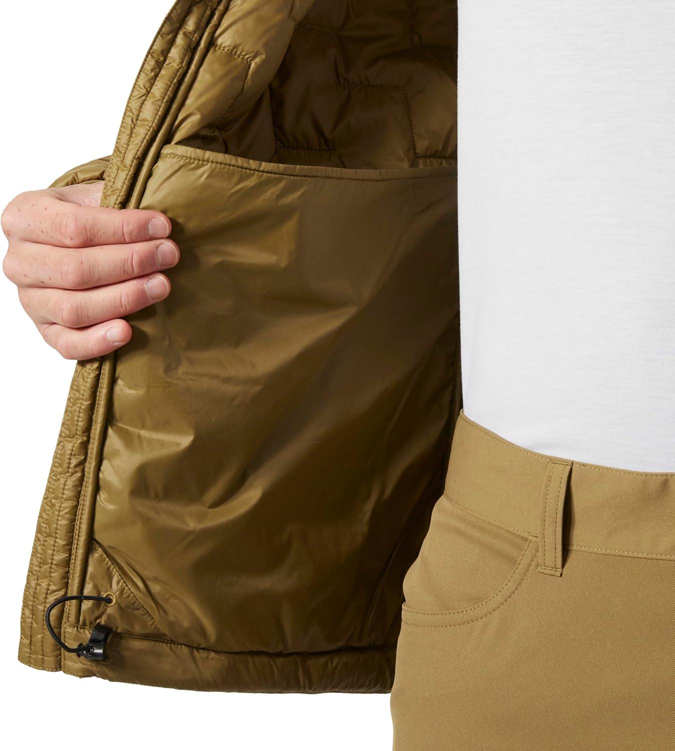 imageHellyHansen Lifaloft Insulator Ski Jacket for Men Lightweight WaterResistant ampamp Windproof with Handwarmer Pockets718 Sepia