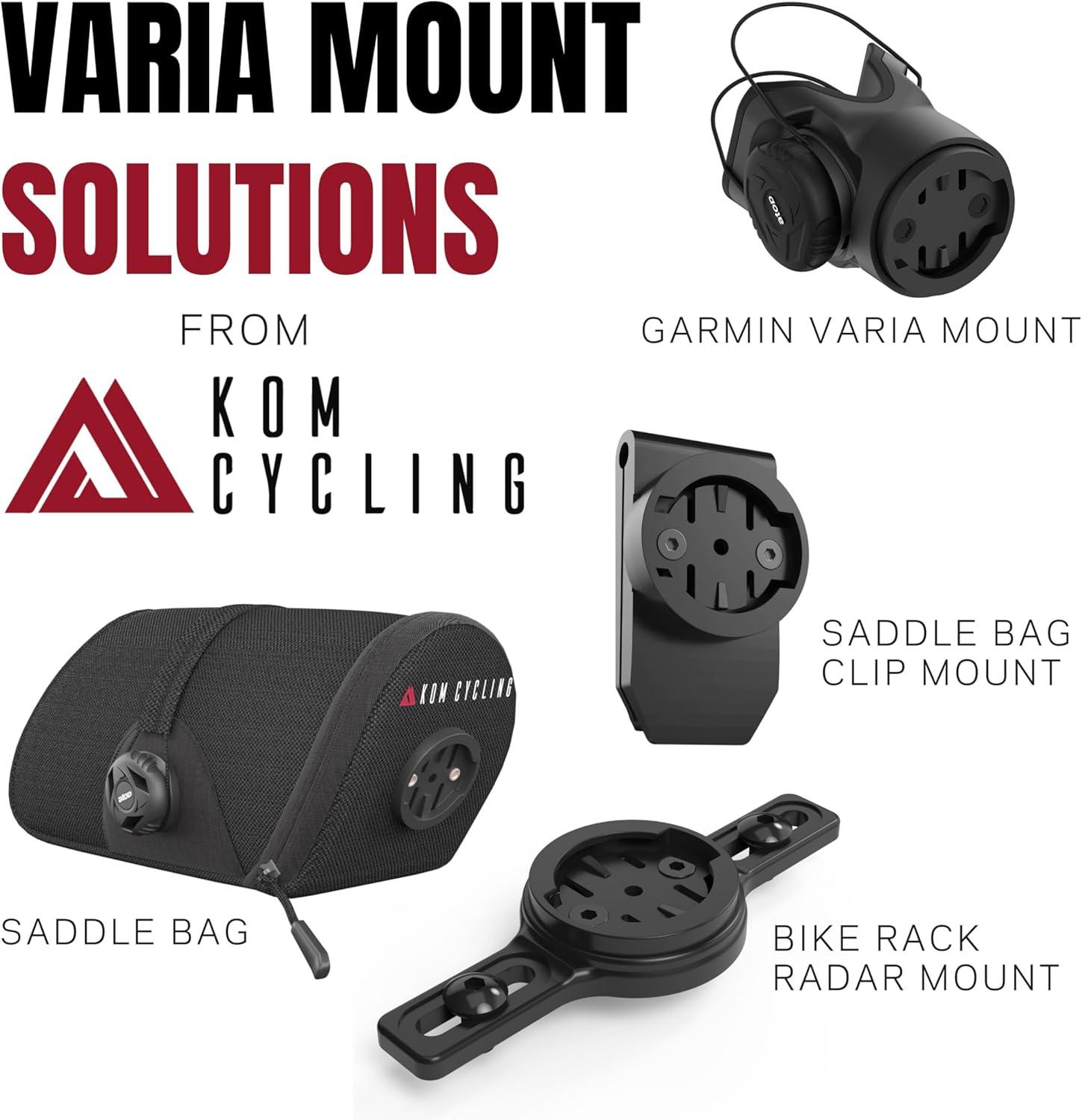 imageKOM Cycling Garmin Variamagene L508 Light Support One SizeSaddlebag Varia Clip