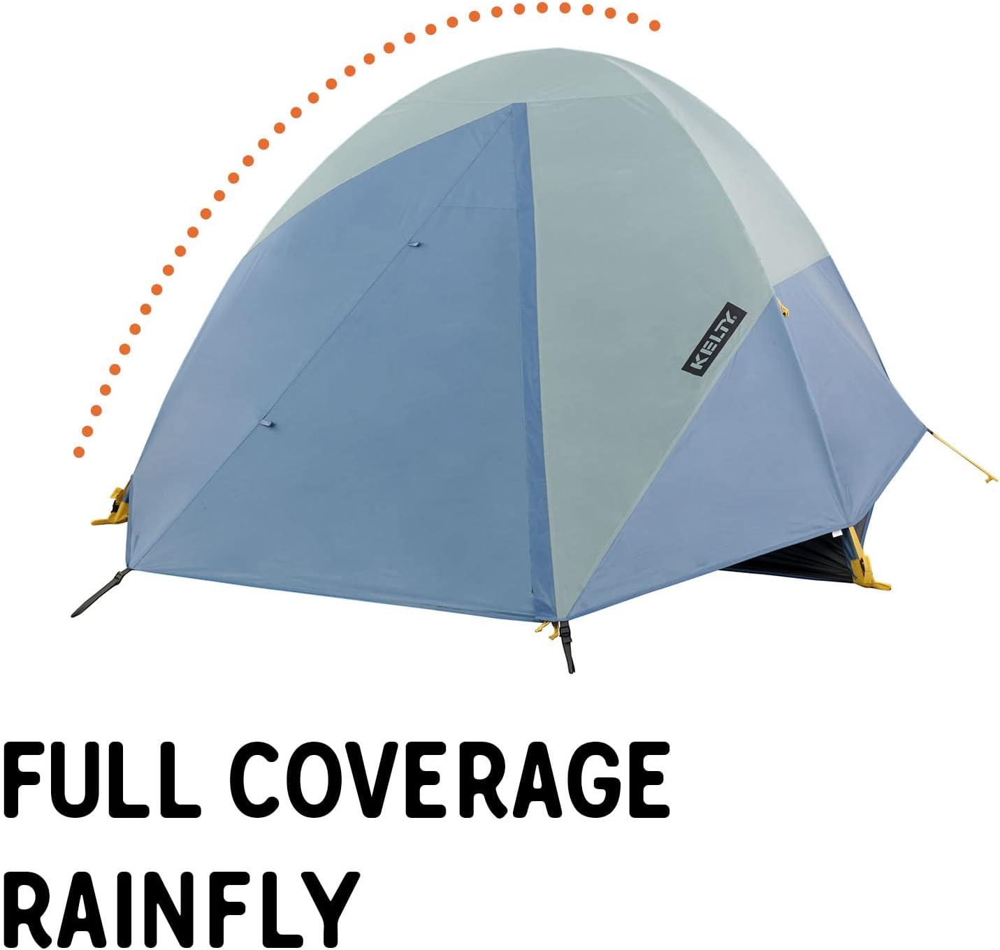 imageKelty Discovery Element Camping Tent 4 or 6 Person Storm Worthy Campsite Shelter Fiberglass Poles PreAttached Guylines Stuff Sack Included4 Person