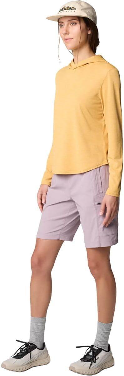 imageMountain Hardwear Sunblocker Long Sleeve Hoodie Womens Sundown Gold Heather XS