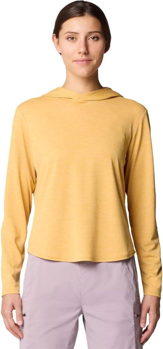 imageMountain Hardwear Sunblocker Long Sleeve Hoodie Womens Sundown Gold Heather XS