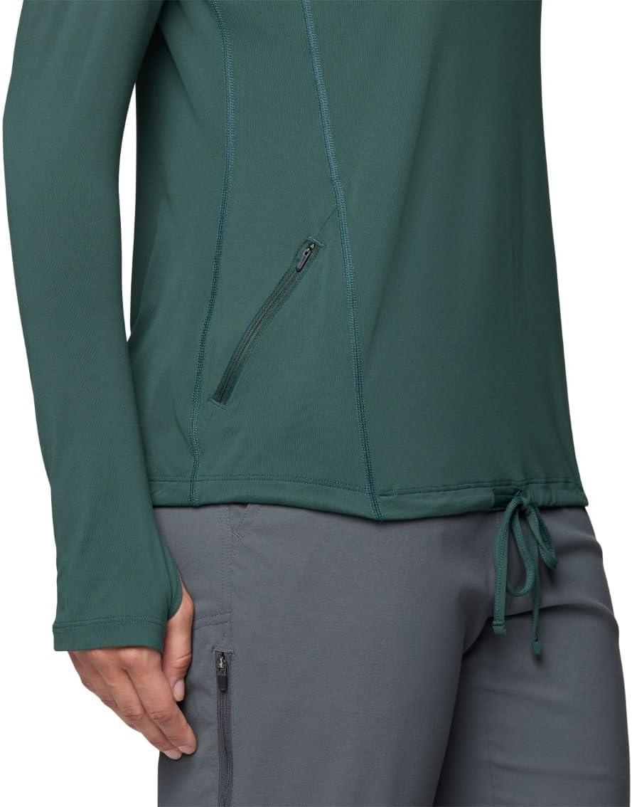 imageMountain Hardwear Womens Crater Lake Long Sleeve Hoody for Hiking Camping Backpacking and Casual WearVerve