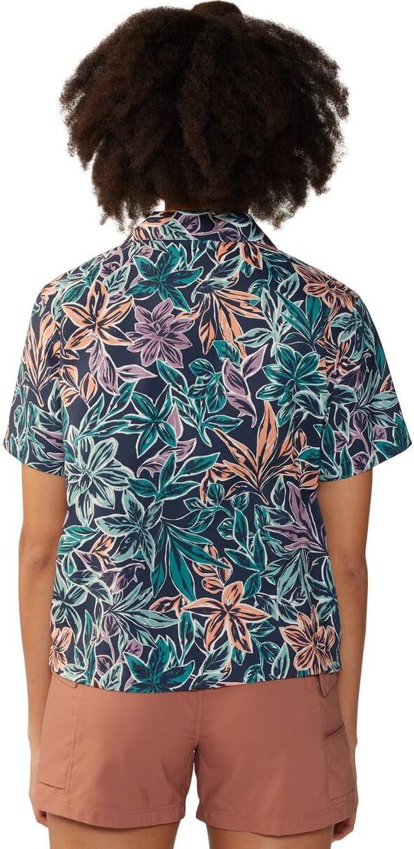 imageMountain Hardwear Womens Trail Sender Short SleeveDark Zinc Floral Print