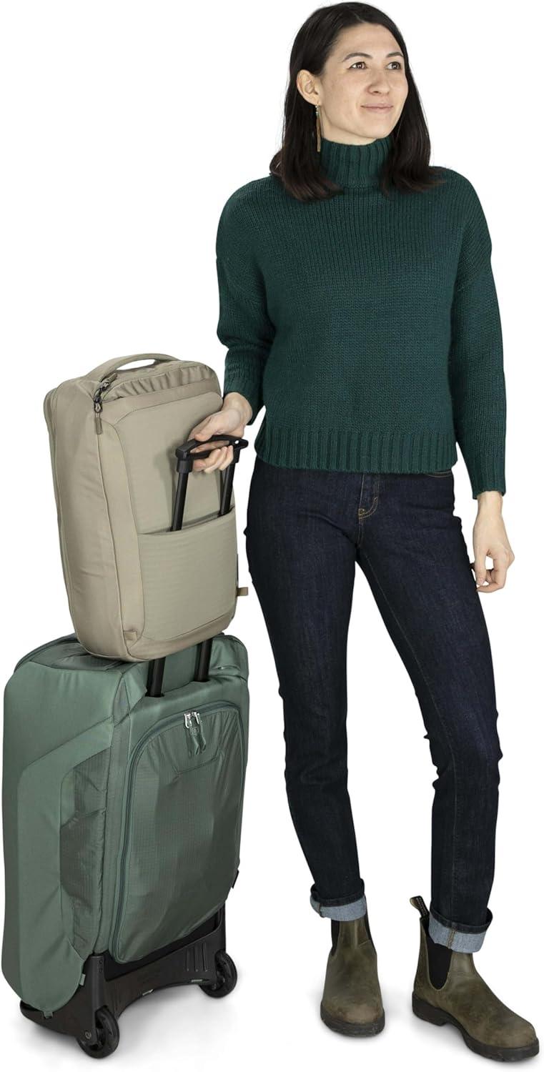 imageOsprey Aoede 25L Commuter Briefcase Backpack Tan ConcreteAntique Blue