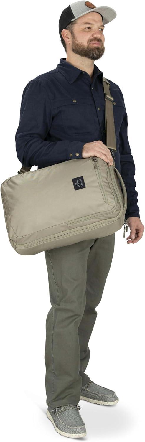 imageOsprey Aoede 25L Commuter Briefcase Backpack Tan ConcreteAntique Blue