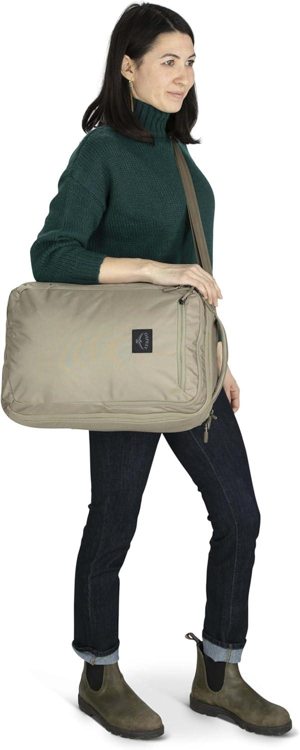 imageOsprey Aoede 25L Commuter Briefcase Backpack Tan ConcreteAntique Blue