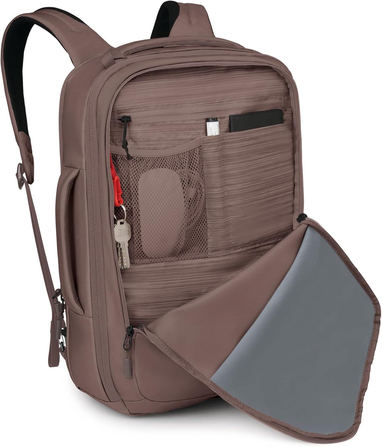 imageOsprey Aoede 25L Commuter Briefcase Backpack Tan ConcreteMagma Brown