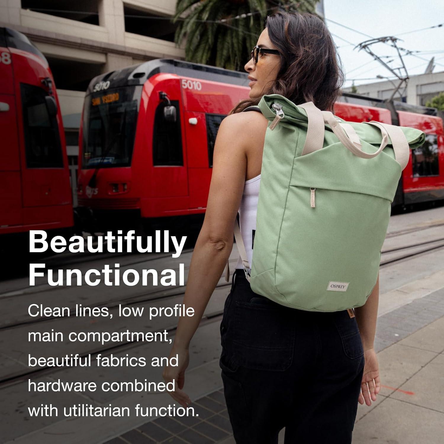 imageOsprey Arcane Zip Top Tote BackpackToffee Orange Heather