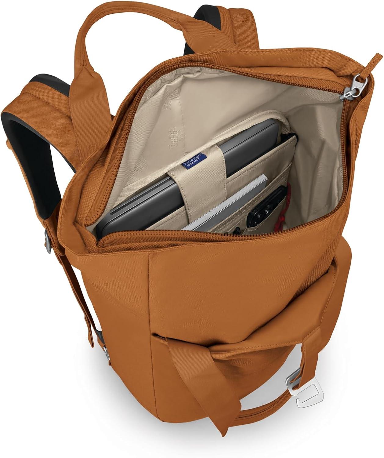 imageOsprey Arcane Zip Top Tote BackpackToffee Orange Heather