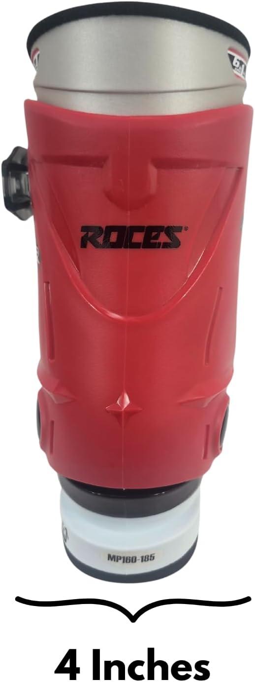 imageRoces IDEA UP Adjustable Ski Boots for Kids Youth ampamp Toddler Ski Boots with Single Buckle Expandable Downhill Ski Boots for Growing Feet Girls ampamp Boys SizesWhiteRedBlack