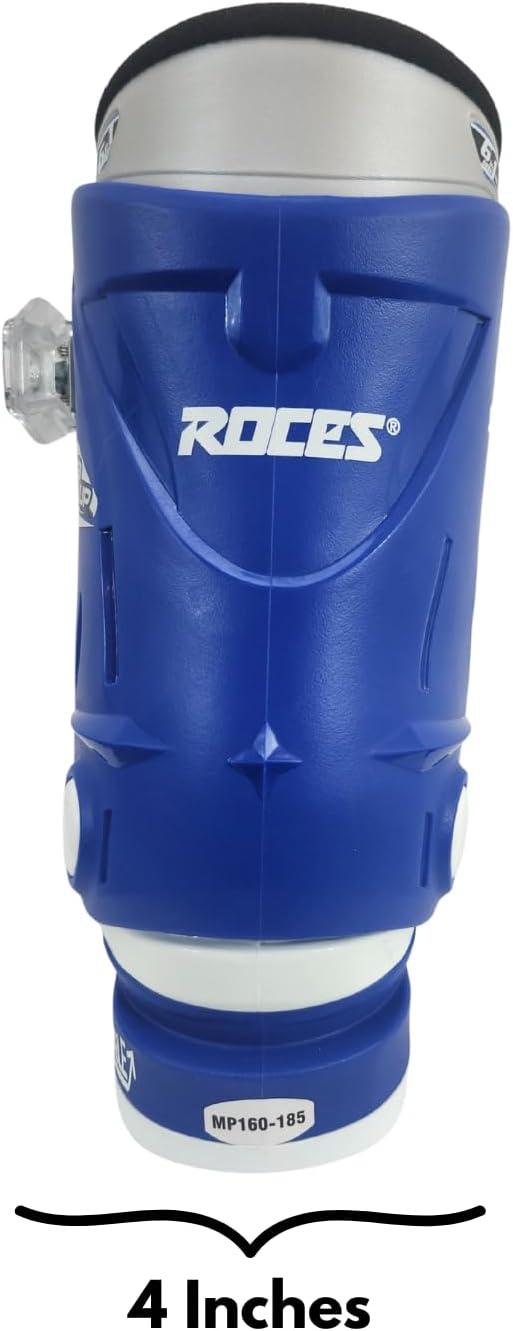 imageRoces IDEA UP Adjustable Ski Boots for Kids Youth ampamp Toddler Ski Boots with Single Buckle Expandable Downhill Ski Boots for Growing Feet Girls ampamp Boys SizesBlueWhite