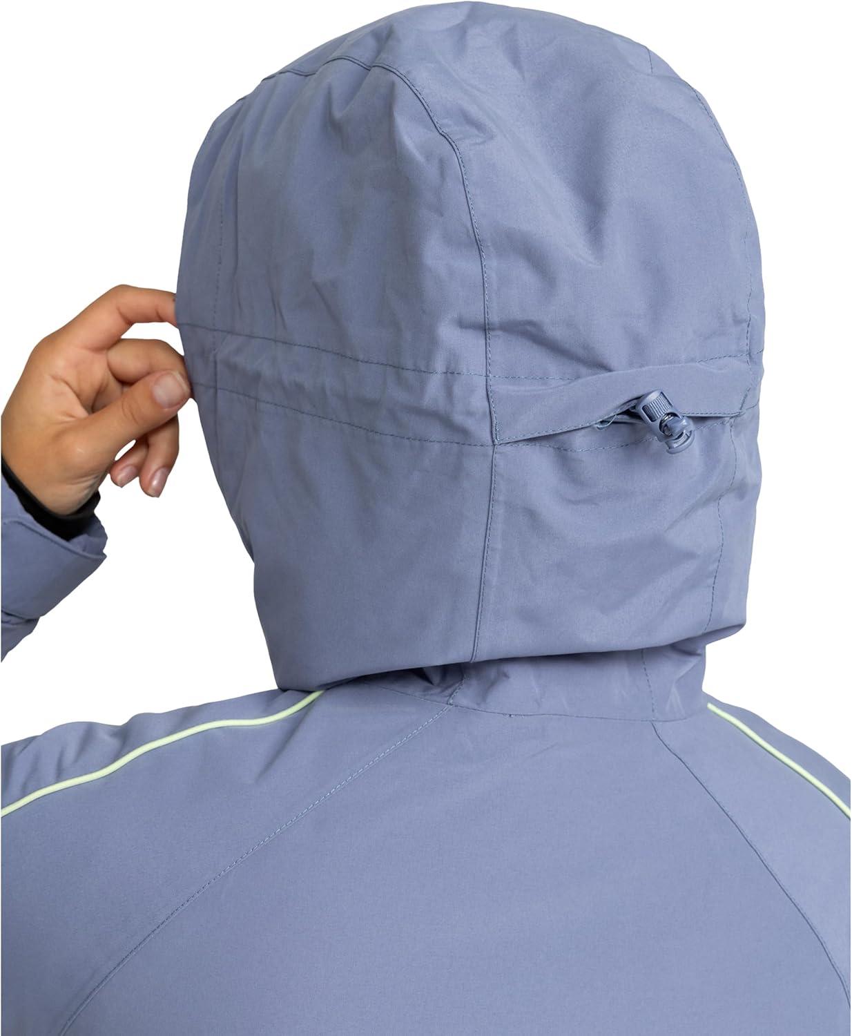 imageRoxy Womens High Ridge Hoodie Snowboard Jacket 10k Waterproof Insulated Ski JacketWild Wind