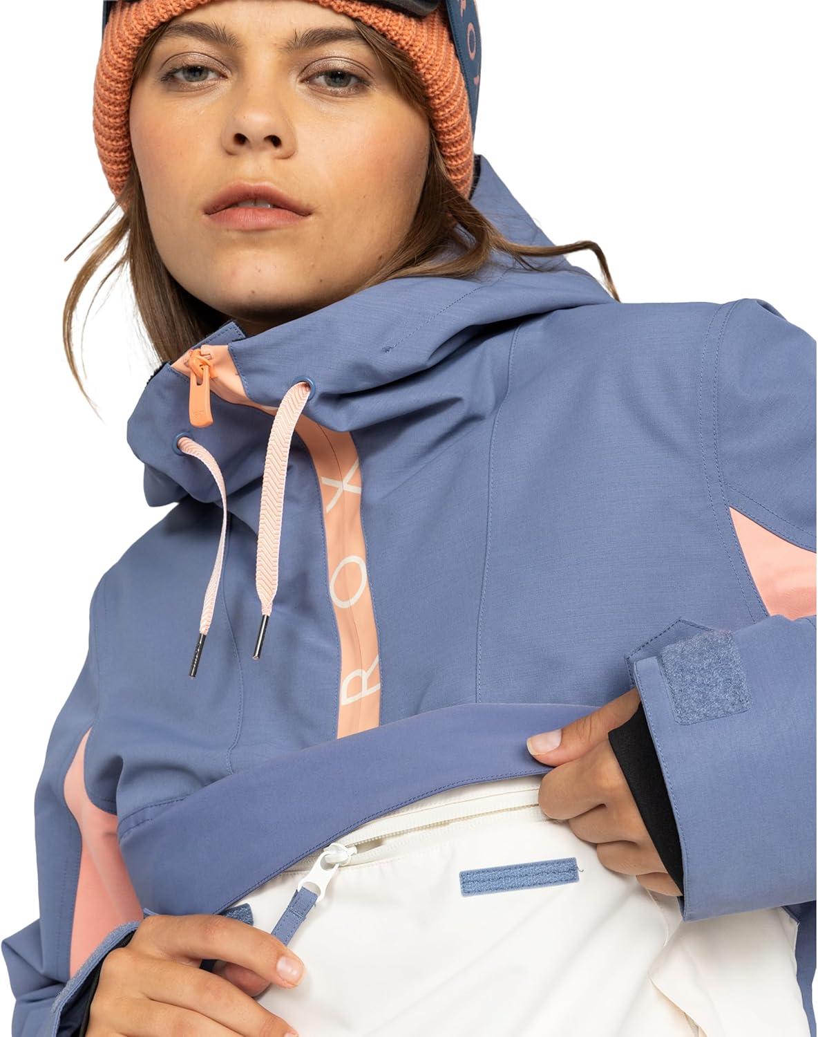 imageRoxy womens Shelter Snowboard Jacket 10k Waterproof Insulated Ski Jacket Pfasfree Hydrosmart CollarWild Wind