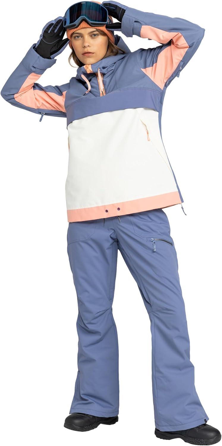 imageRoxy womens Shelter Snowboard Jacket 10k Waterproof Insulated Ski Jacket Pfasfree Hydrosmart CollarWild Wind