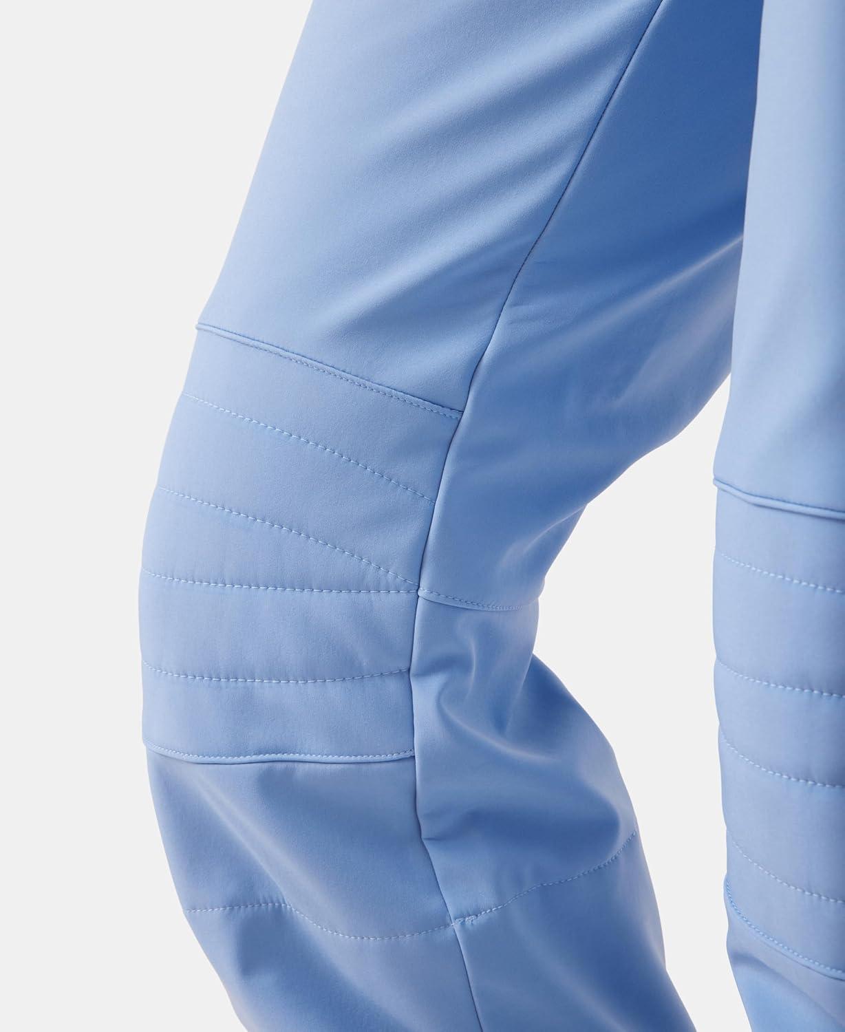 imageRoxy womens Summit Softshell Bib Pants 15k Waterproof Slim Fit Snow Bib Stretch Fabric Knee PaddingAllure