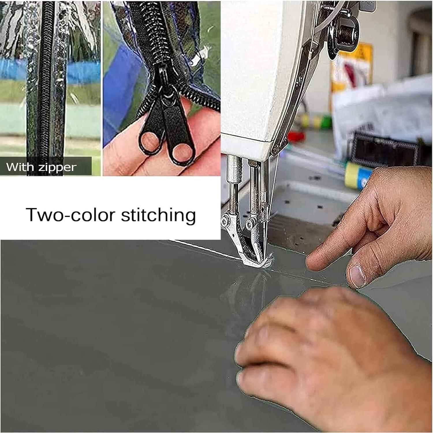 imageTransparent TarpaulinPVC Clear Waterproof Tarpaulin Side Panels with Zipper Outdoor Weatherproof Clear Tarp Curtainsfor Pergola Patio Porch GazeboHeavyDuty 700 gm Size H26xW9mH85xW295ftH3xW10mH98xW328ft