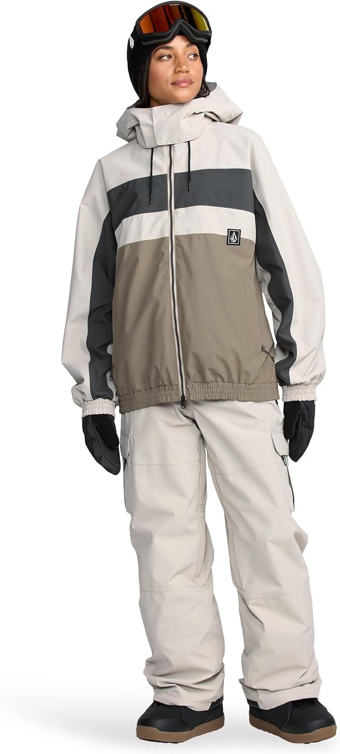 imageVolcom womens Dlm Goretex Pant Waterproof 2layer Desiree Melancon Snowboard PantsStone