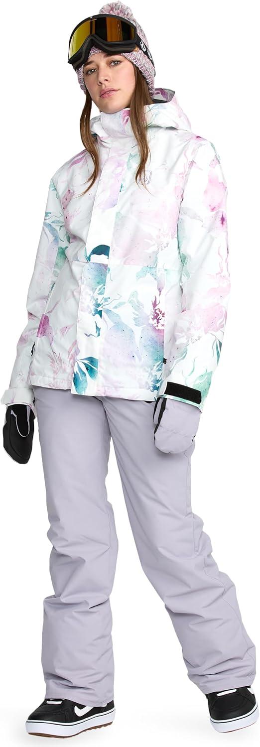 imageVolcom womens Frochickie Insulated Snow Pants 10k Waterproof 2 Layer Ski PantLavender Aura
