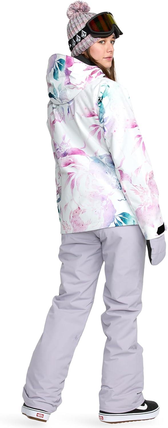 imageVolcom womens Frochickie Insulated Snow Pants 10k Waterproof 2 Layer Ski PantLavender Aura