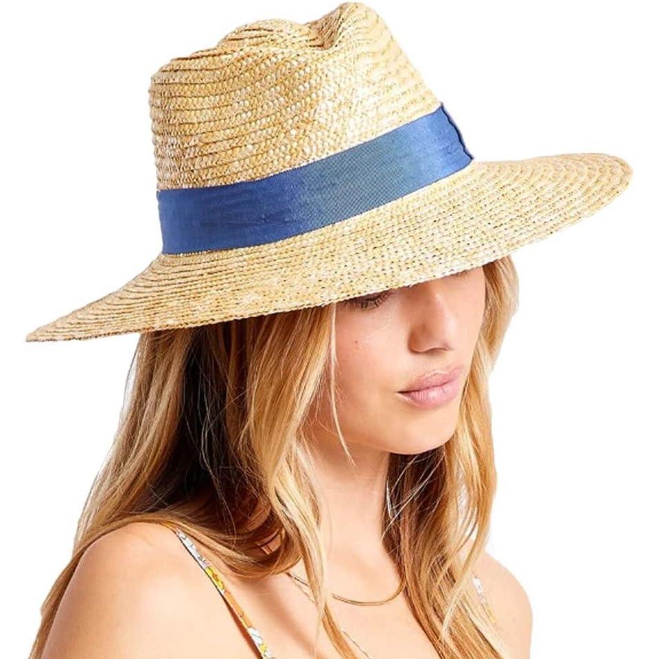 imageBrixton Womens Joanna Straw HatHoneyJoe Blue