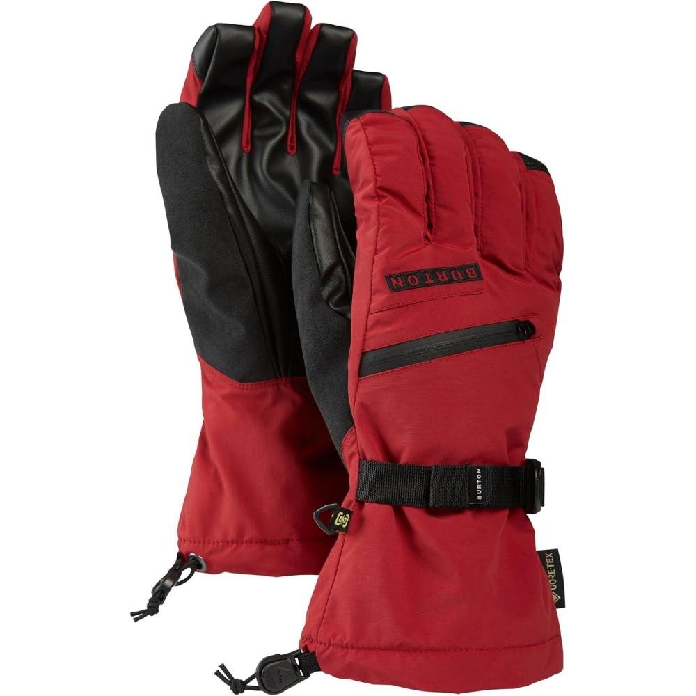 imageBurton Mens GoreTEX Insulated Gloves  Waterproof Winter Snowboard GlovesDeep Red