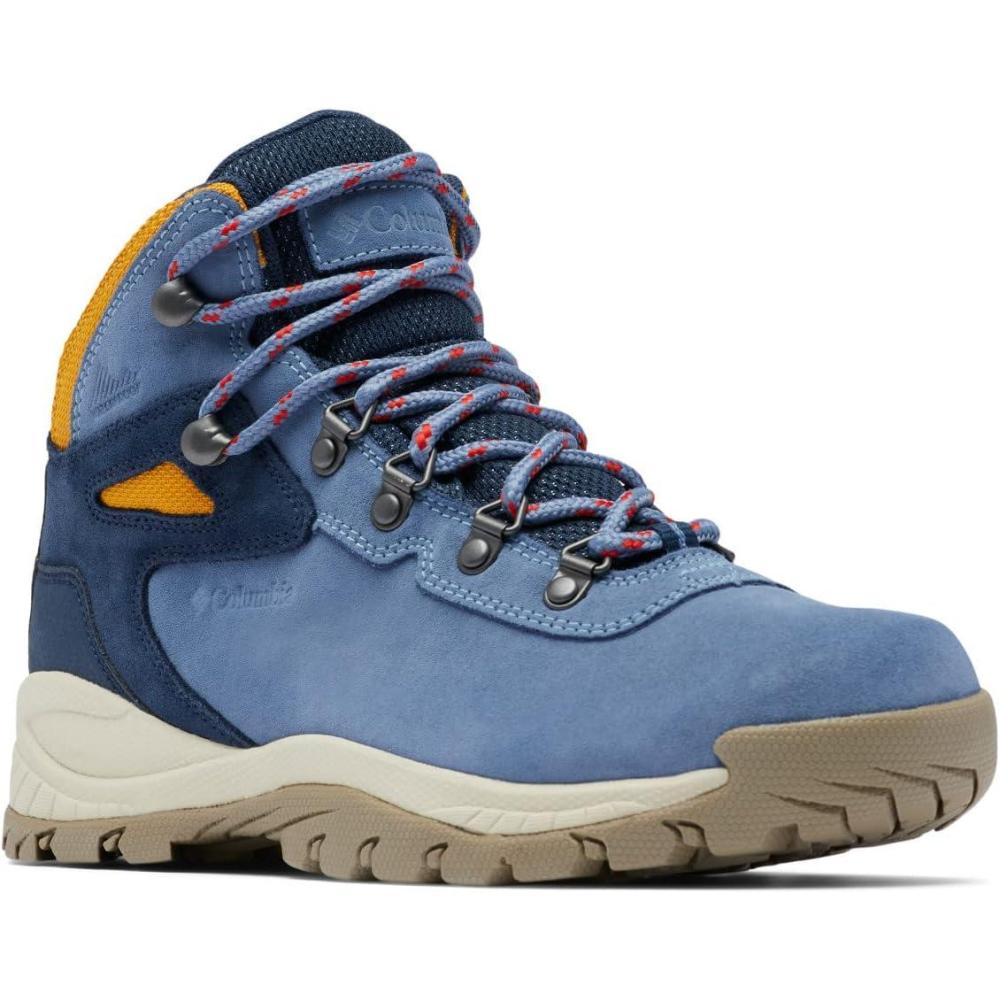 imageColumbia Womens Newton Ridge Plus Waterproof Amped Hiking BootBlue DuskAdmiral