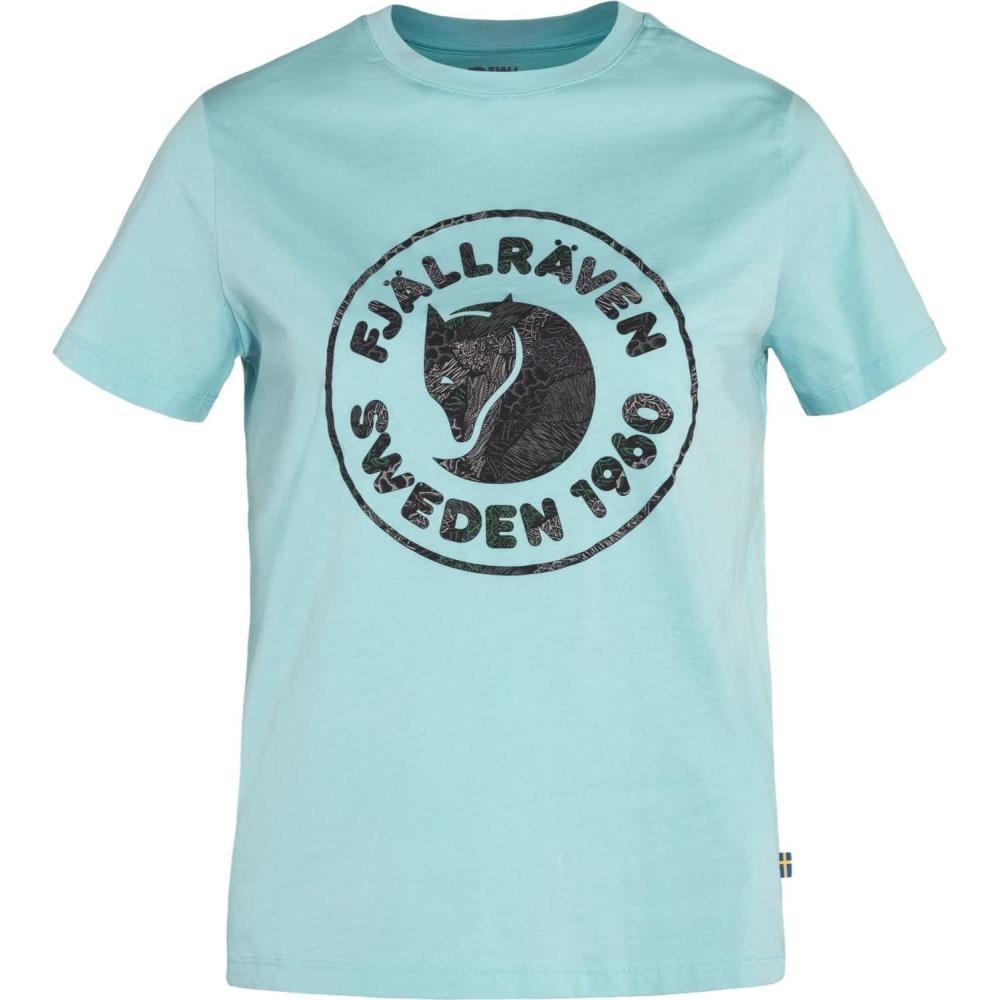 imageFJALLRAVEN Knken Art Logo tee W Short Sleeve TShirt WomenSky Blue