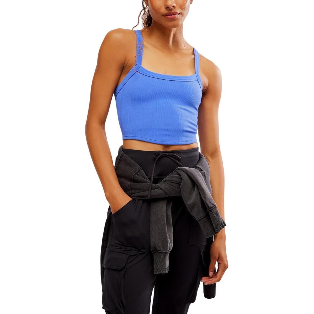 imageFree People Womens All Clear Cami SolidElectric Cobalt