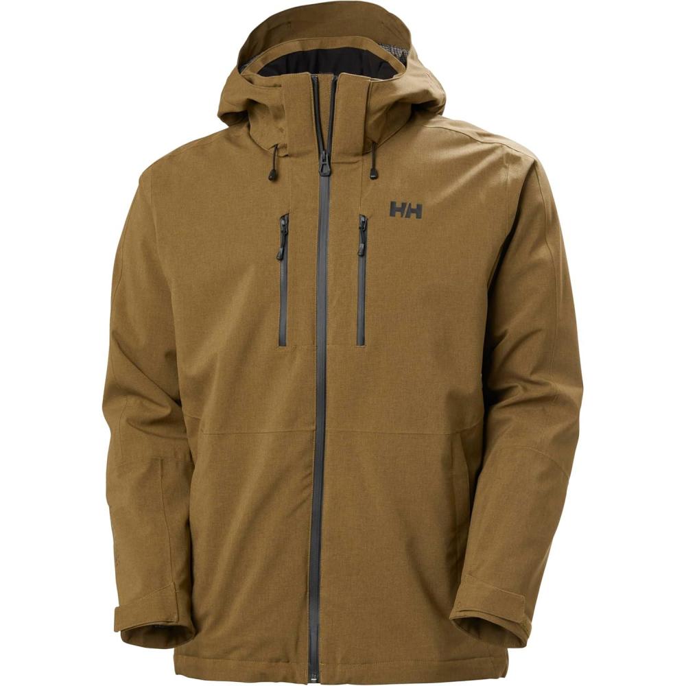 imageHellyHansen Juniper 30 Ski Jacket  Waterproof Winter Jacket for Men  Adjustable Hood718 Sepia