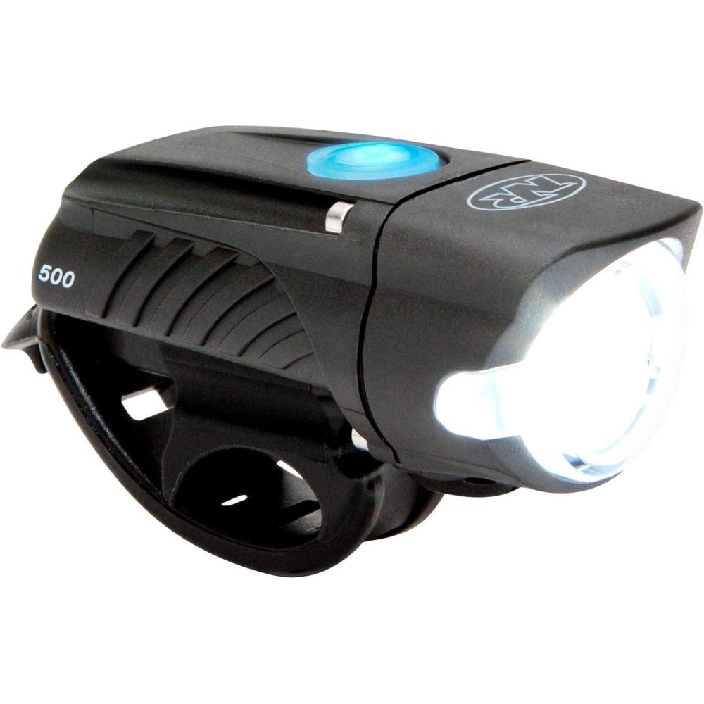 imageNiteRider Swift 500 Lumen Bike Headlight Compact USB Rechargeable Front Bicycle Light 5 Modes Lightweight Design IP64 Waterproof Easy Mount ampamp Side Visibility for Road Gravel ampamp Commuter Cycling
