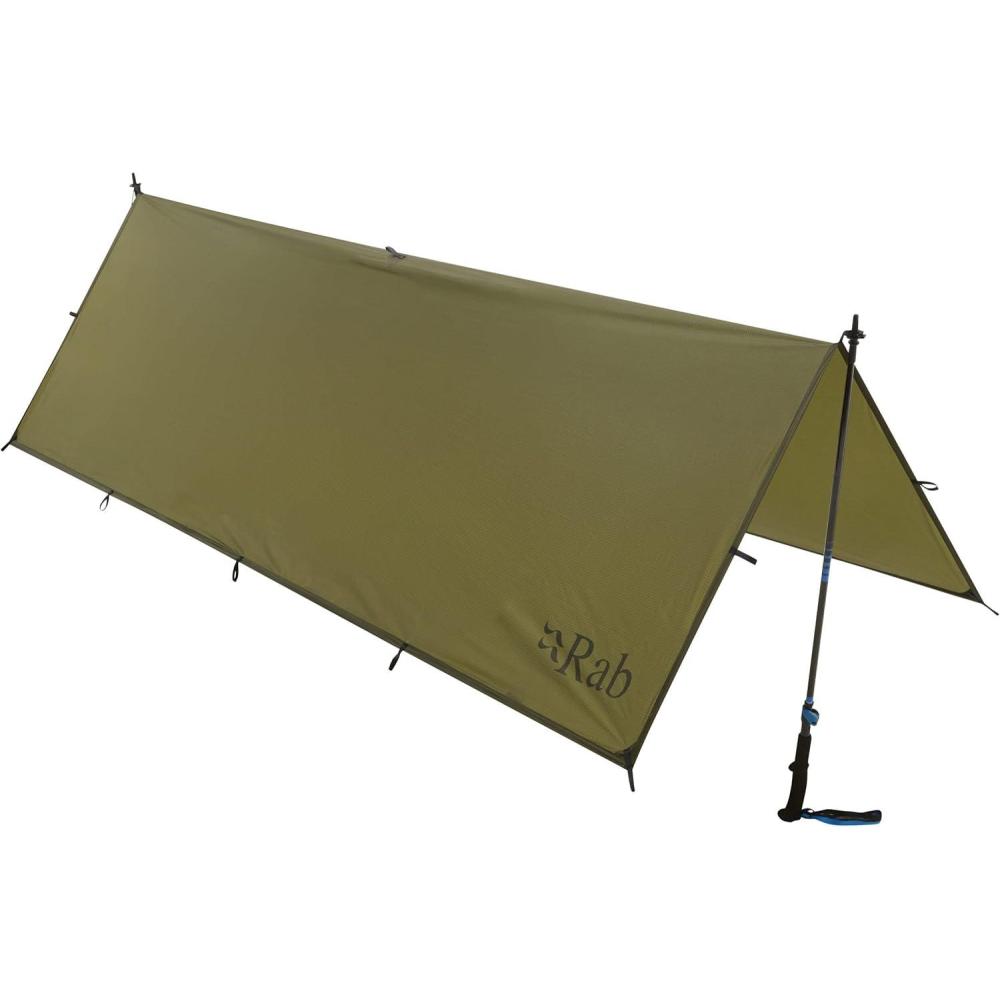 imageRab Siltarp 1 Person Waterproof Lightweight Shelter Tarp for Camping and Backpacking  Horizon  One SizeOlive