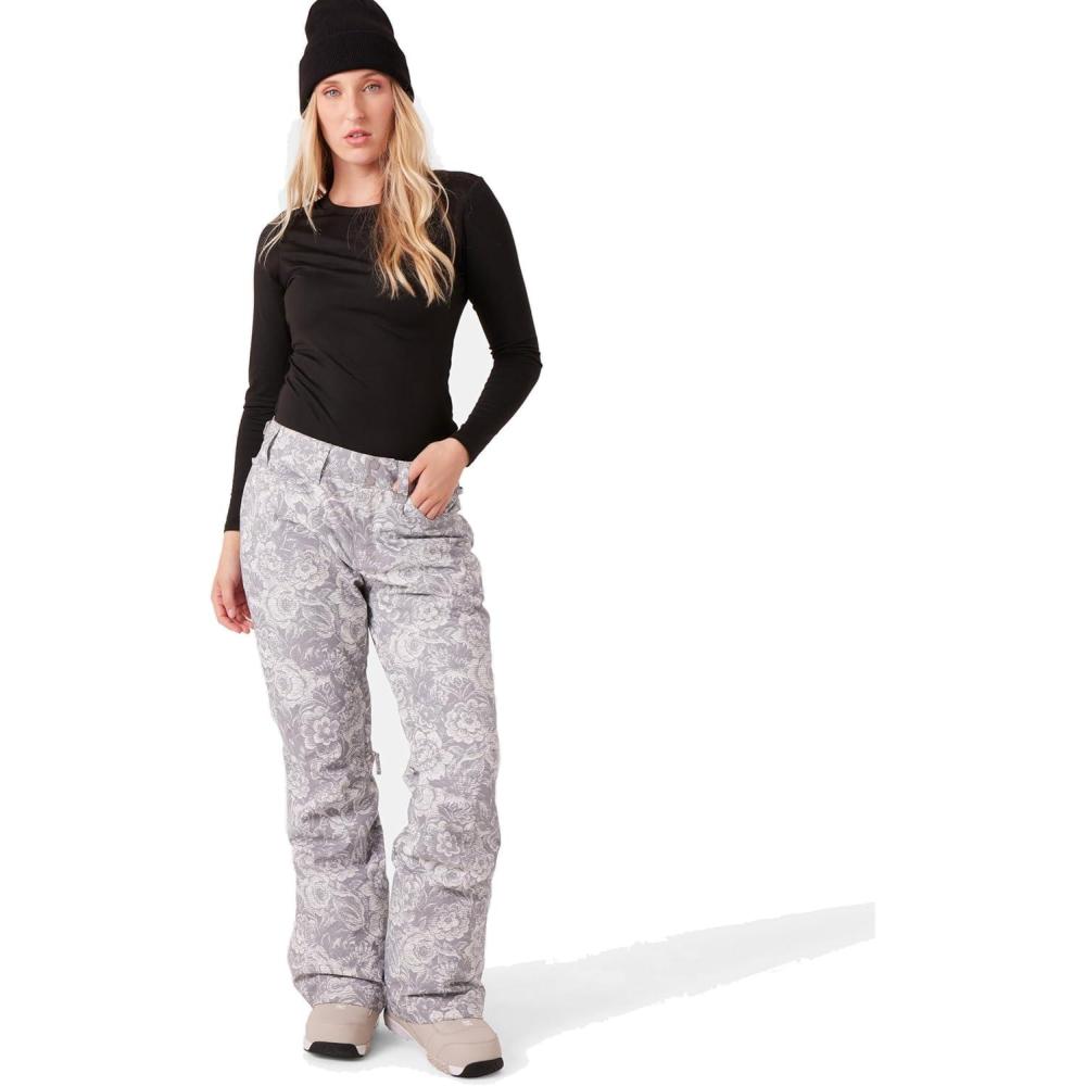 imageRoxy womens Backyard Snow Pant  10k Waterproof Ski ampamp Snowboard Pants Pfasfree Tailored Fit InsulatedGray
