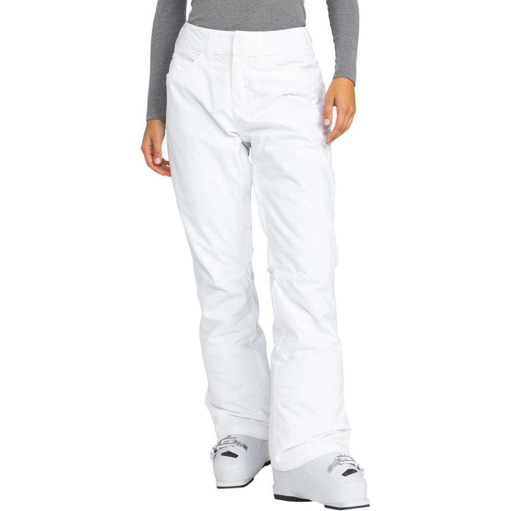imageRoxy womens Backyard Snow Pant  10k Waterproof Ski ampamp Snowboard Pants Pfasfree Tailored Fit InsulatedWhite