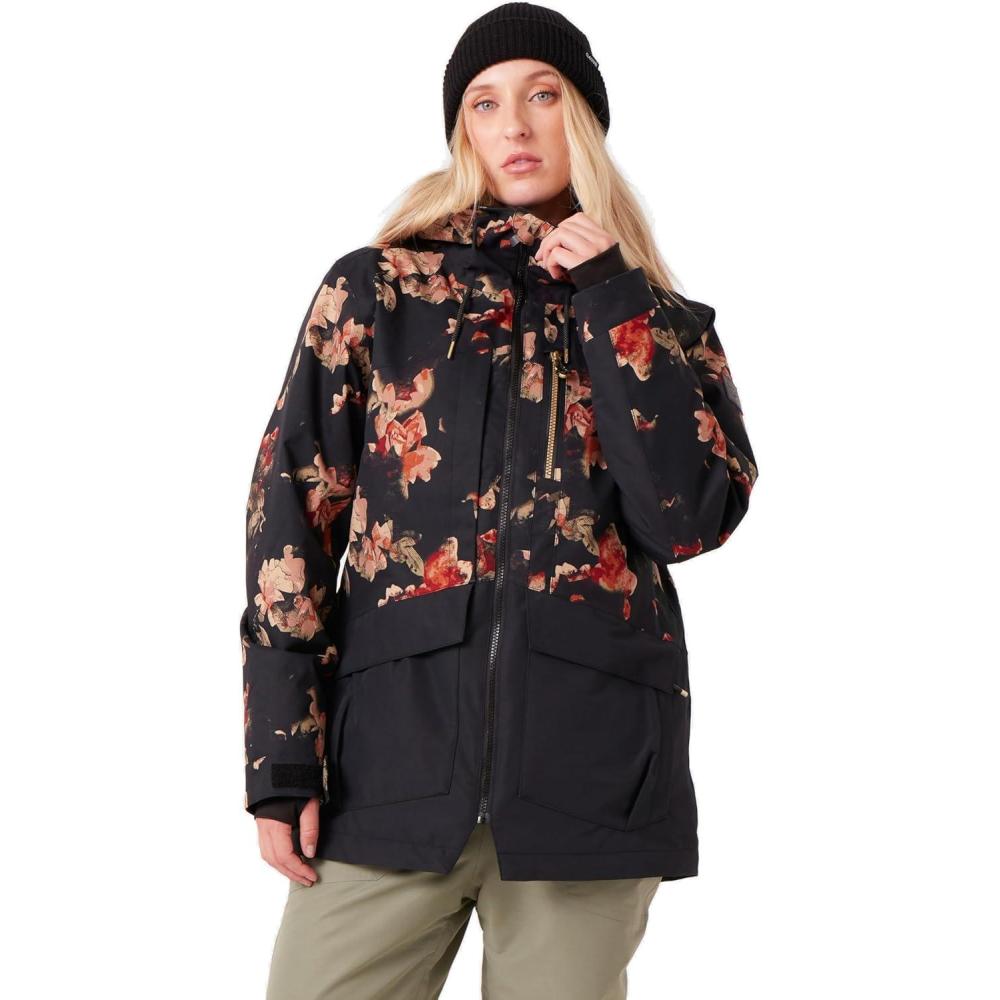 imageRoxy womens Incline Parka Jacket  15k Waterproof Insulated Pfasfree Hydrosmart CollarRose