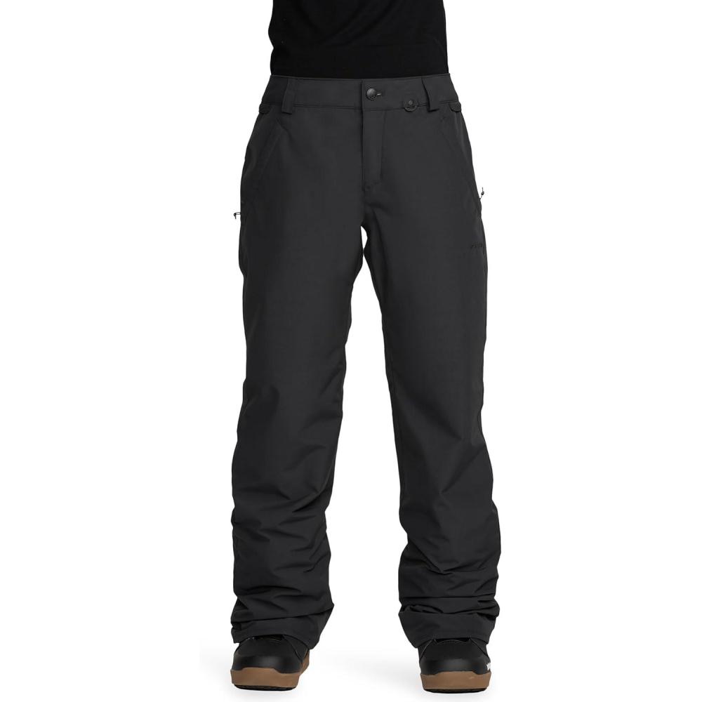 imageVolcom womens Frochickie Insulated Snow Pants  10k Waterproof 2 Layer Ski PantBlack