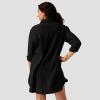 Backcountry, Long Cotton Gauze Long-Sleeve Button-Down – Women’s(Black)