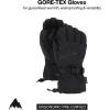 Burton Men’s Gore-TEX Insulated Gloves – Waterproof Winter Snowboard Gloves(True Black)