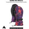 Burton Men’s Gore-TEX Insulated Mittens – Waterproof Winter Snowboard Mittens with Touch Screen Tech & Removable Liner(Fiesta Pro)