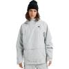 Burton Women’s Reserve 2L 20K Relaxed Fit Anorak Snow Jacket(Gray Cloud)