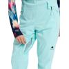 Burton Women’s Reserve 2-Layer Stretch Bib Pants – Waterproof Winter Snowboard Bib Pants with Stretch Fit(Light Teal)