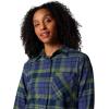 Columbia Women’s Calico Basin Flannel Long Sleeve Shirt(Collegiate Navy Multiplaid)