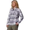 Columbia Women’s Calico Basin Flannel Long Sleeve Shirt(Shark Multiplaid)