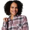 Columbia Women’s Calico Basin Flannel Long Sleeve Shirt(Snowdrift Multiplaid)